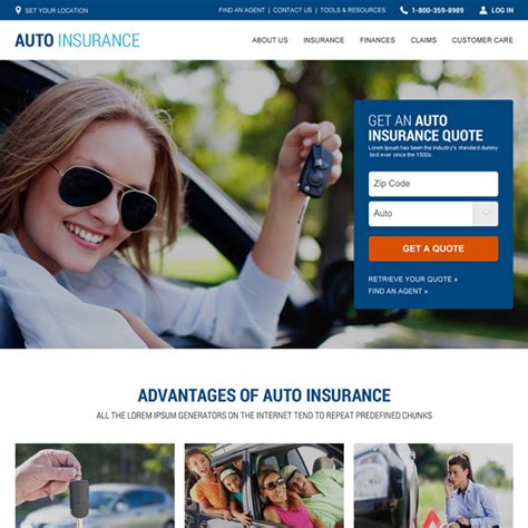 auto insurance website.